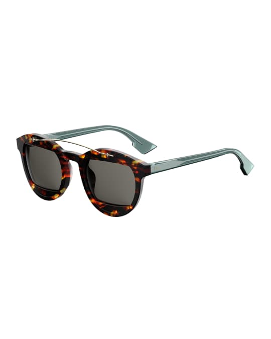 Dior DiorMania1 Round Acetate Sunglasses | Neiman Marcus