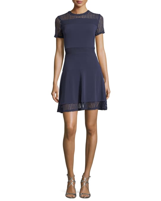 Michael kors shop mesh combo dress