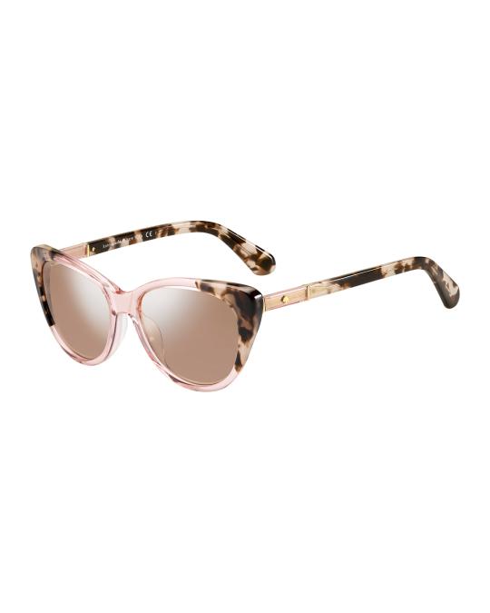 kate spade new york sherylyn two-tone cat-eye sunglasses 