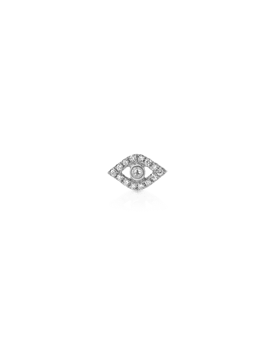 Sydney Evan 14K Diamond Evil Eye Stud Earrings Neiman Marcus