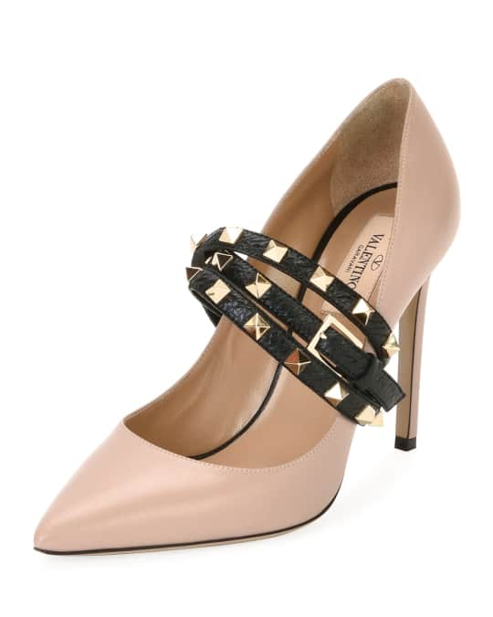 Valentino Garavani Rockstud Wrap Leather Pump | Neiman Marcus