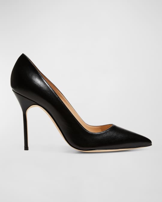 Manolo blahnik black pumps sale discount