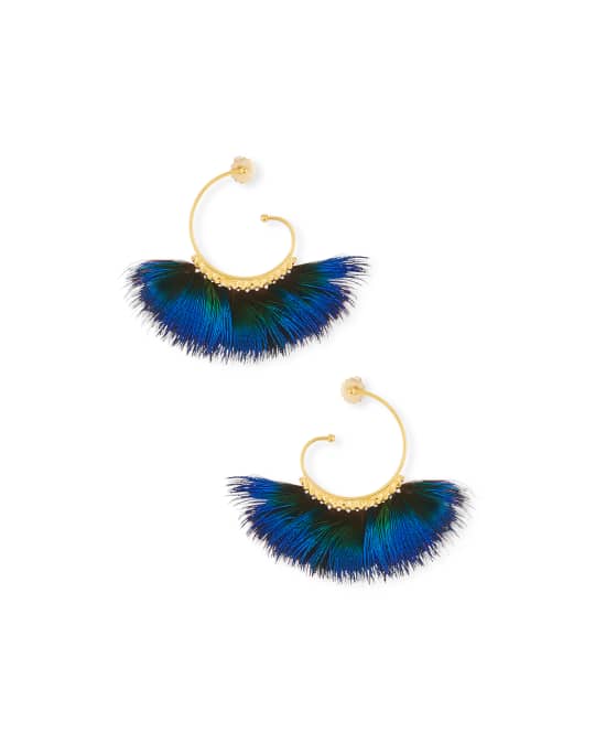 Gas bijoux hotsell feather earrings