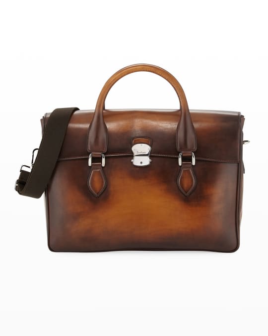 最安挑戦！ Berluti III Marcus Neiman | Briefcase Leather Gloria バッグ