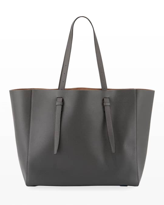 Valextra Soft Leather Tote Bag | Neiman Marcus