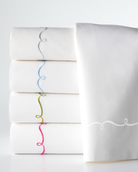 Pine Cone Hill Queen 200 ThreadCount Embroidered Hem Sheet Set