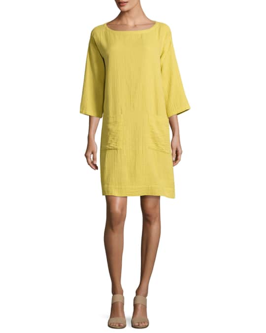 Eileen fisher organic deals cotton gauze dress