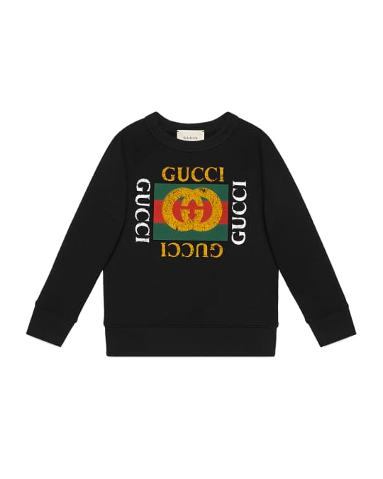 Crewneck Logo Sweatshirt, Size 4-12