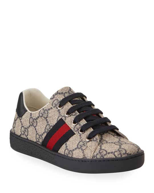 Gucci New Ace GG Tennis Shoe, Toddler/Kids | Neiman Marcus