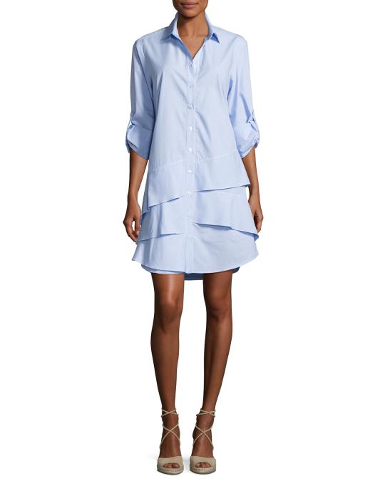 finley jenna shirt dress NWT Finley Sleeveless Jenna in White Linen Sleeve Button Down Shirt Dress L