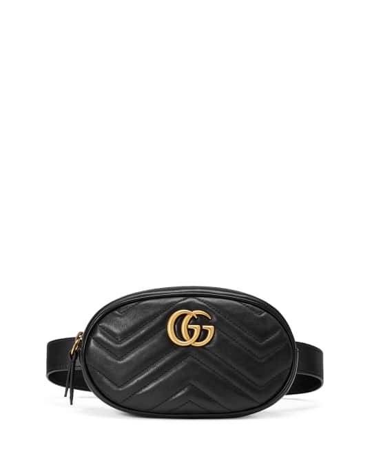 Gucci GG Marmont Small Matelasse Leather Belt Bag | Neiman Marcus