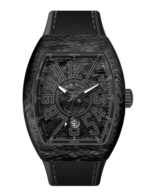 Vanguard Watch with Black Carbon Fiber Strap