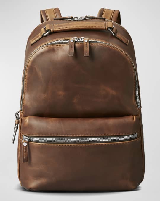 Men's Runwell Leather Backpack