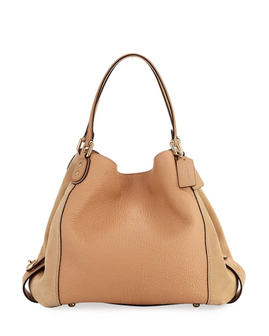 Coach edie best sale 42 mixed leather
