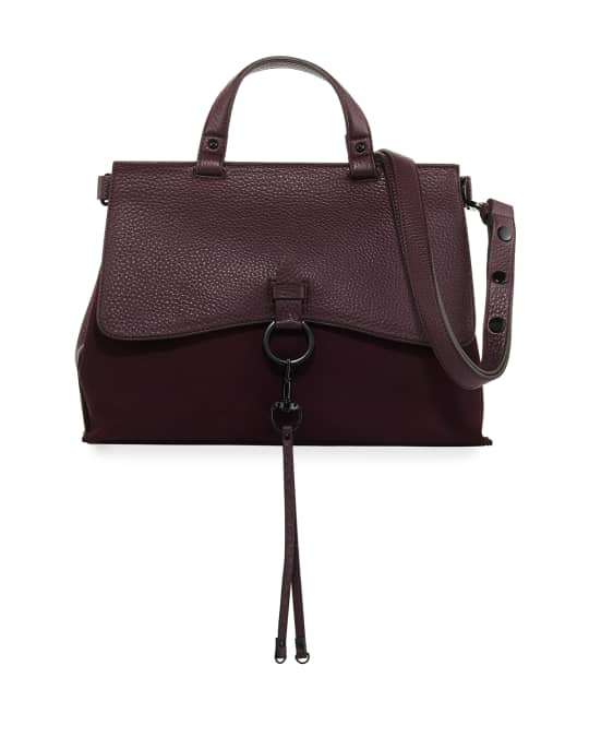 Rebecca Minkoff Keith Ring and Clip Leather Satchel Bag Neiman Marcus