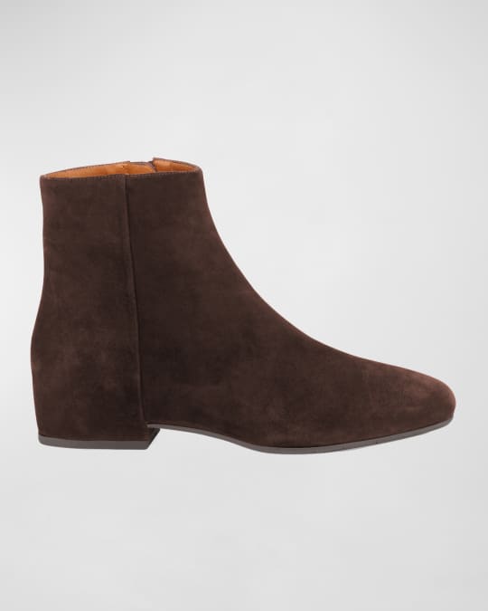 Ulyssa Waterproof Suede Ankle Boots with Hidden Wedge