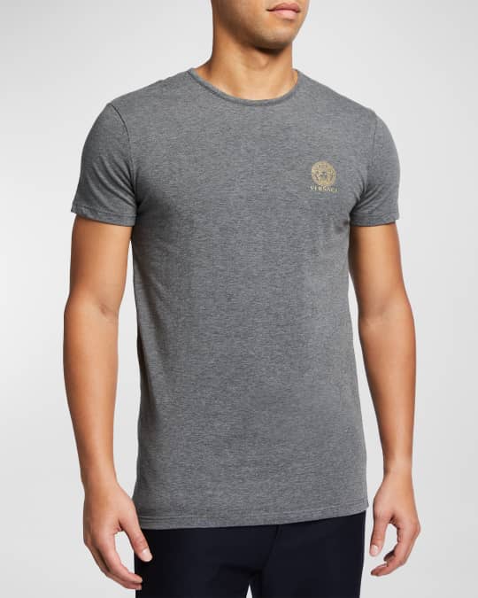 Versace Medusa Logo Crewneck TShirt Neiman Marcus