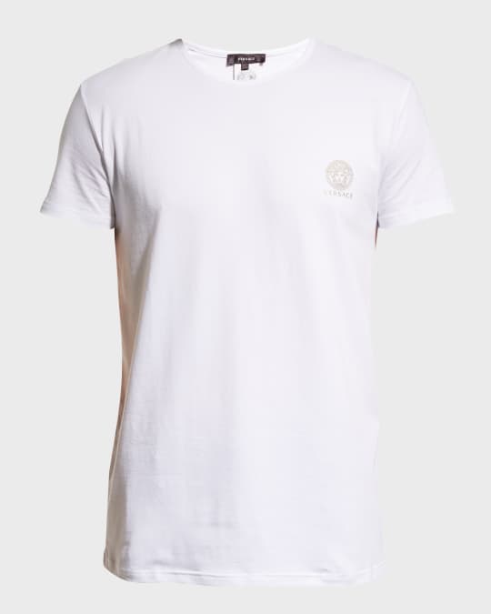 versace logo t shirt mens