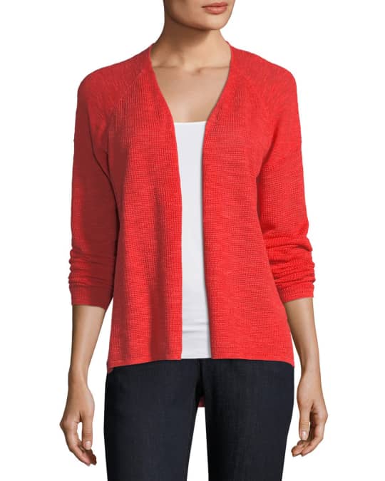 Eileen fisher hotsell organic linen cardigan