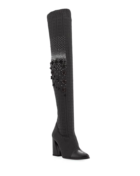 Stuart weitzman knit boots outlet