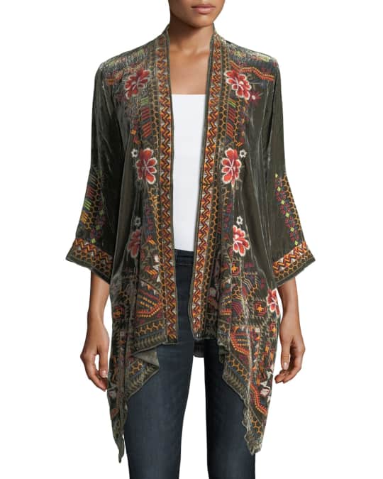 Johnny was on sale velvet cardigan