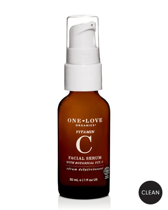 One Love Organics 1 oz. VITAMIN C BRIGHTENING FACIAL SERUM Vitamin C ...