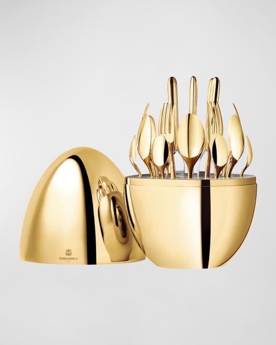 24-Piece Gold Mood Flatware Service