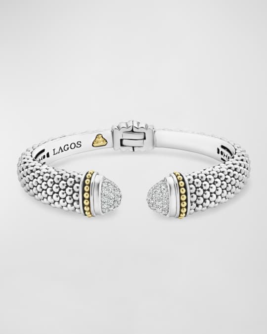 LAGOS 12mm Caviar Cuff Bracelet | Neiman Marcus