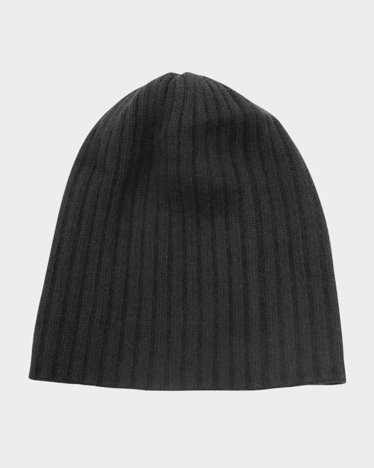 Portolano 4-Ply Cashmere Slouch Beanie Hat | Neiman Marcus display picture 2