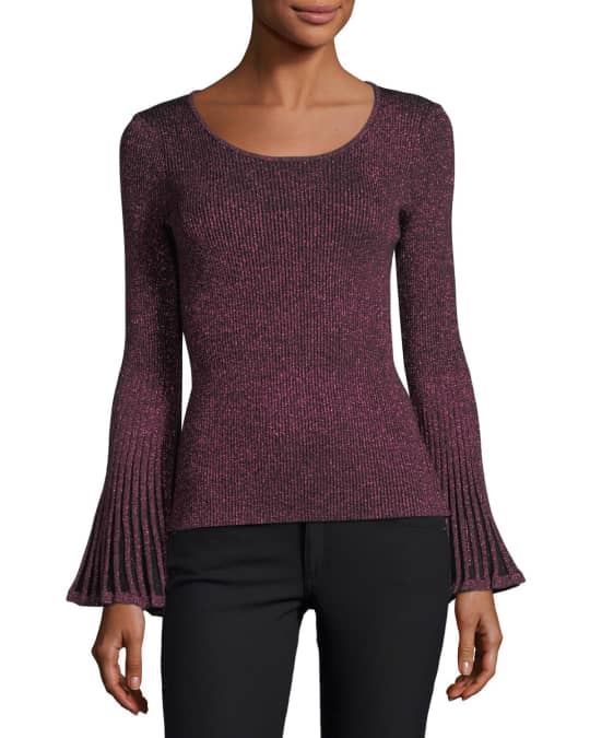 Milly metallic hot sale sweater