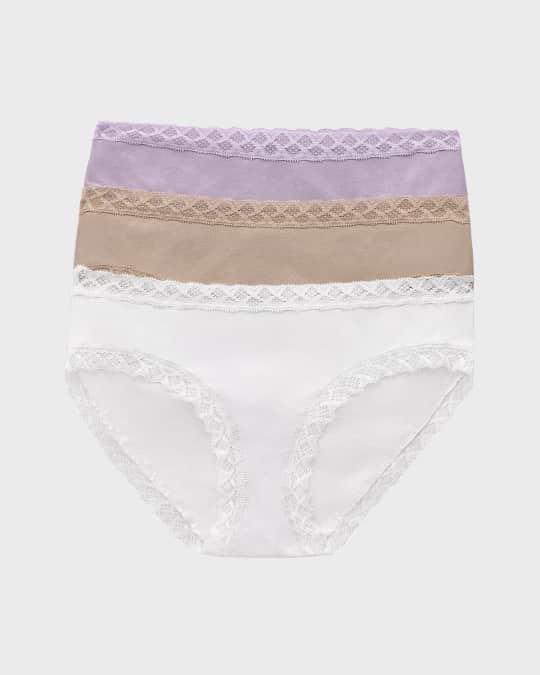 Natori ThreePack Bliss Cotton Girl Briefs Neiman Marcus