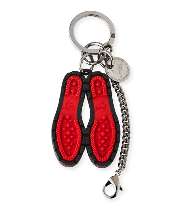 Red Lug Sole Key Ring