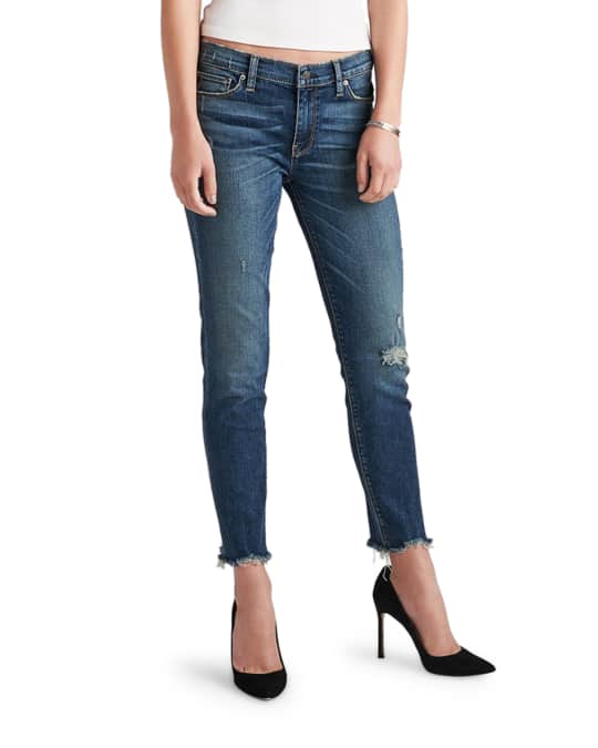 Hudson Tally Mid Rise Skinny Crop Jeans Neiman Marcus