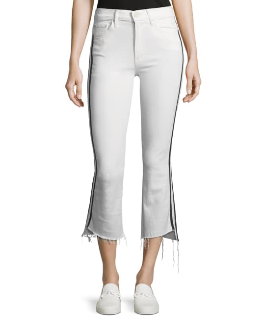 Mother racer shop stripe jeans