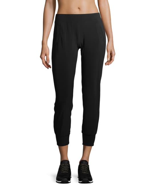 Norma Kamali Pull On Stretch Jersey Jogger Pants Neiman Marcus