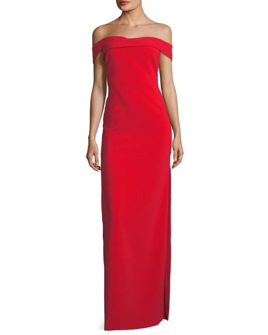 Likely Darrah Off-the-Shoulder Column Gown | Neiman Marcus