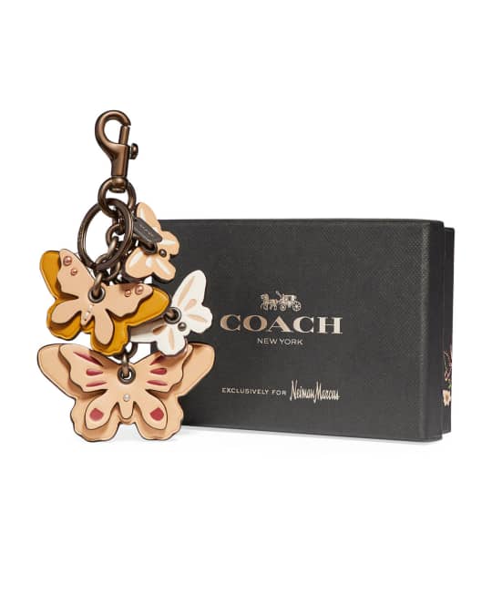 Coach butterfly clearance keychain