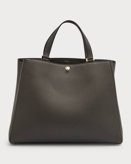 Valextra Brera Large Leather Top-Handle Tote Bag - Bergdorf Goodman