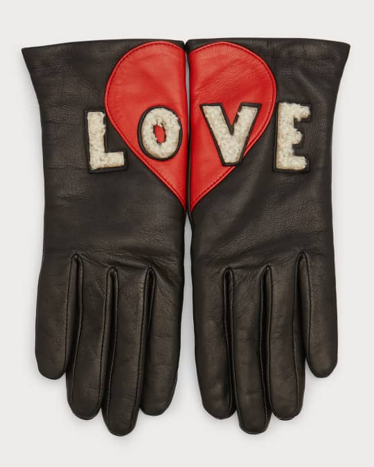 Agnelle Love Leather Gloves Neiman Marcus