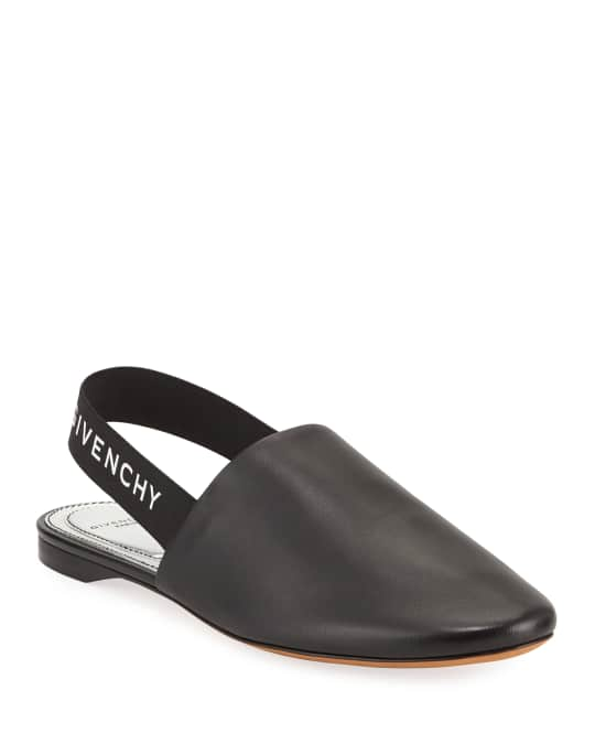 Givenchy Rivington Logo Slingback Flat | Neiman Marcus