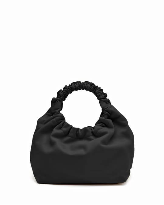 THE ROW Small Double Circle Bag in Napa Leather | Neiman Marcus