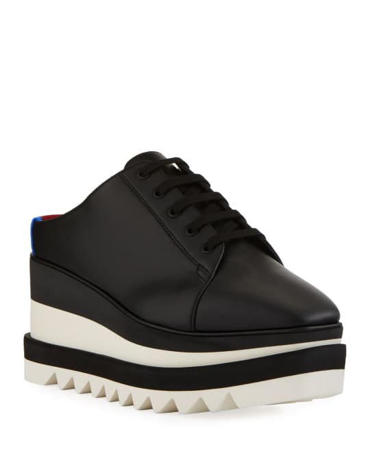 Platform store slide sneakers