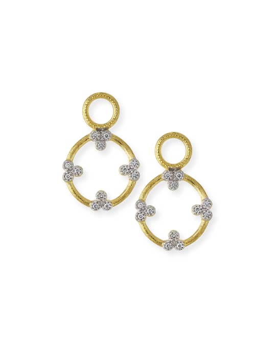 Jude Frances Provence Open Circle Trio Charms with Diamonds | Neiman Marcus