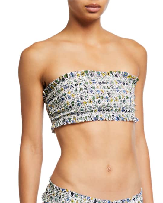 Tory burch 2025 smocked tube top