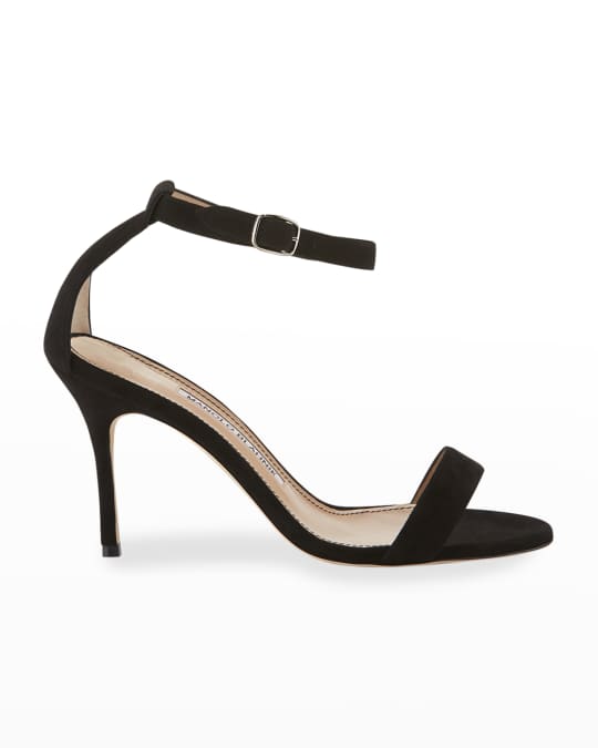 Chaos Suede Ankle-Strap High-Heel Sandals