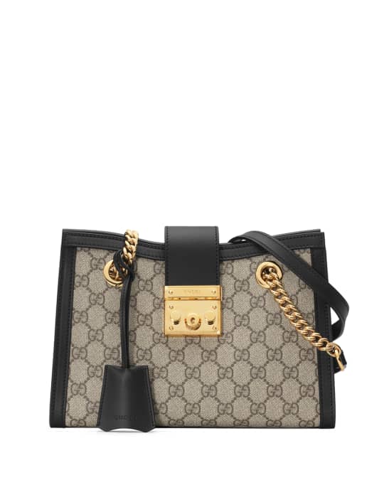 Gucci Padlock GG Supreme Canvas Shoulder Bag - Farfetch  Gucci padlock bag,  Black bag women, Shoulder bag outfit