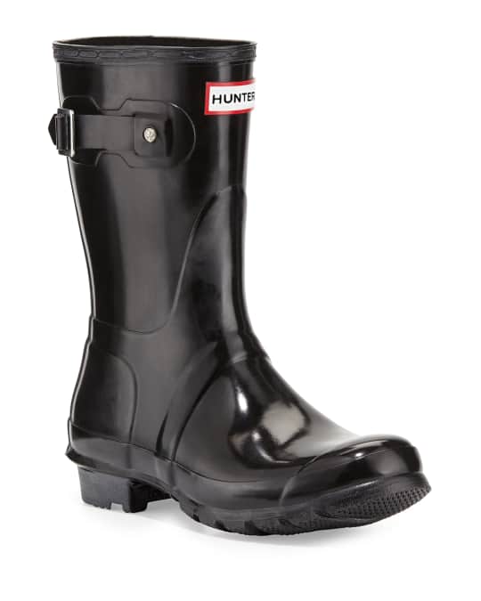 Hunter Boot Original Short Gloss Boots | Neiman Marcus