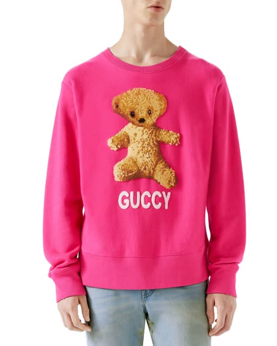 Gucci Guccy Teddy Bear Sweatshirt Neiman Marcus