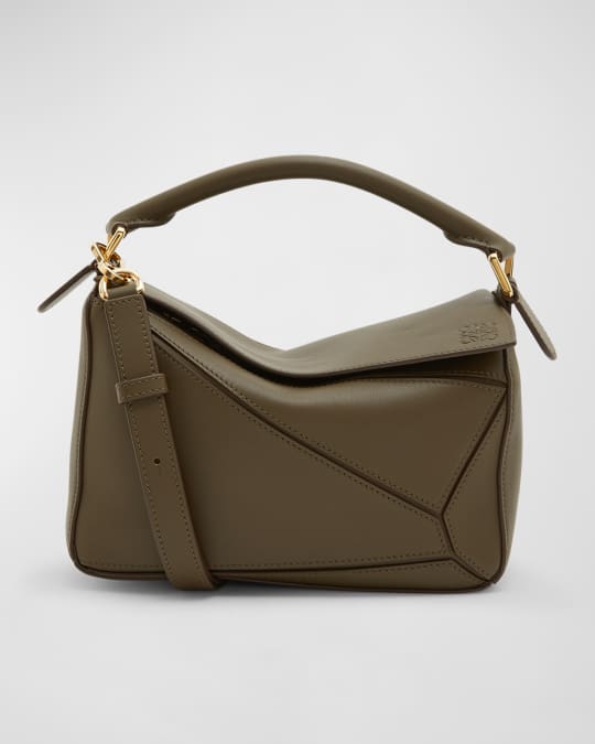 ハンドバッグ LOEWE PUZZLE SMALL LEATHER HANDBAG LOEWE Small Leather Puzzle Top-Handle Bag | Harrods US