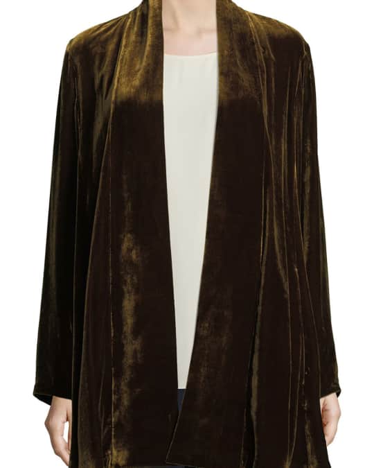 Eileen fisher clearance velvet jacket